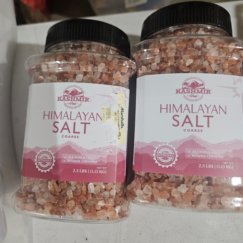2 Pink Himalayan Salt Coarse 2.5 lbs